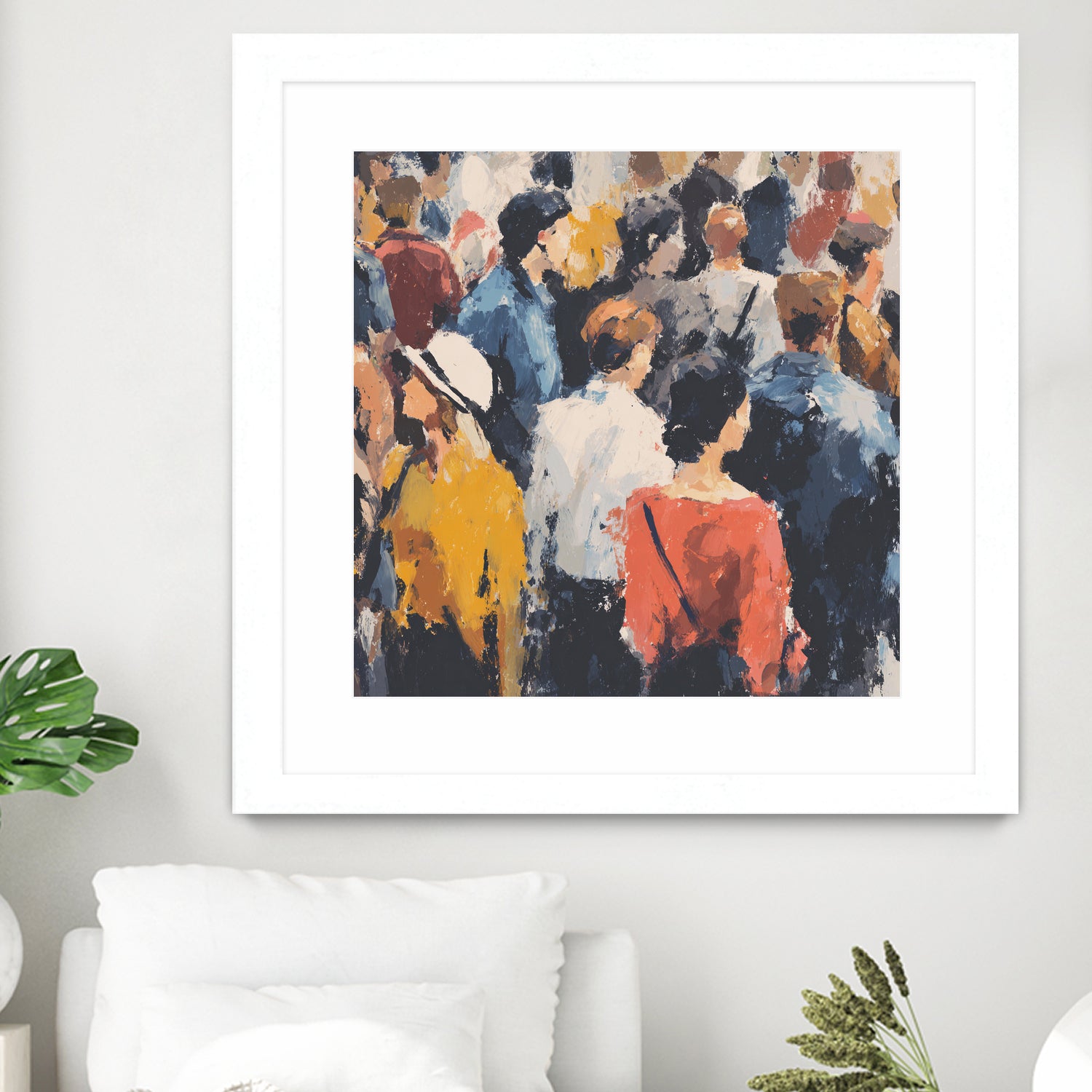 Faces in the Crowd II by Walker Noble on GIANT ART - figurative fashion other