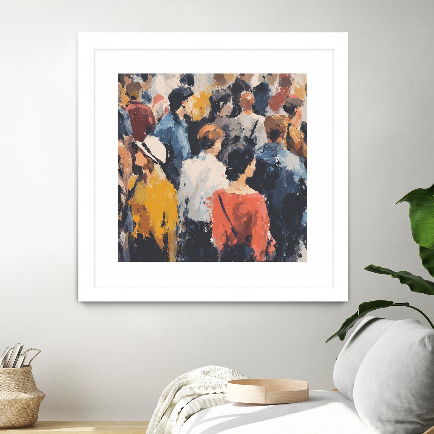 Faces in the Crowd II by Walker Noble on GIANT ART - figurative fashion other