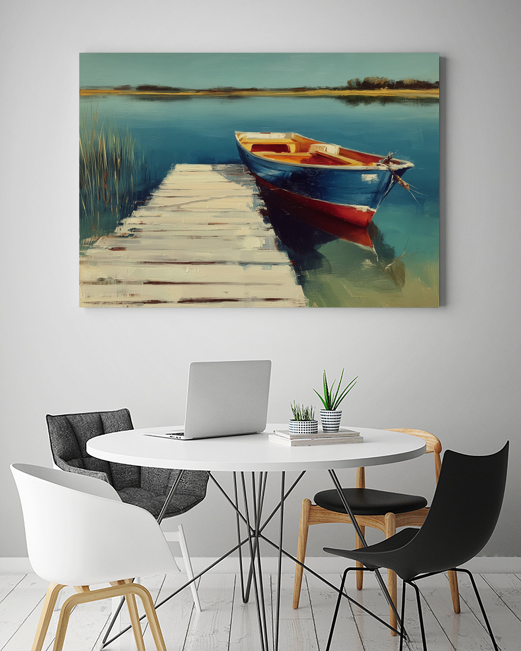 Mooring Place II by Paula Freeman on GIANT ART - transportation travel nautical/aeronautical