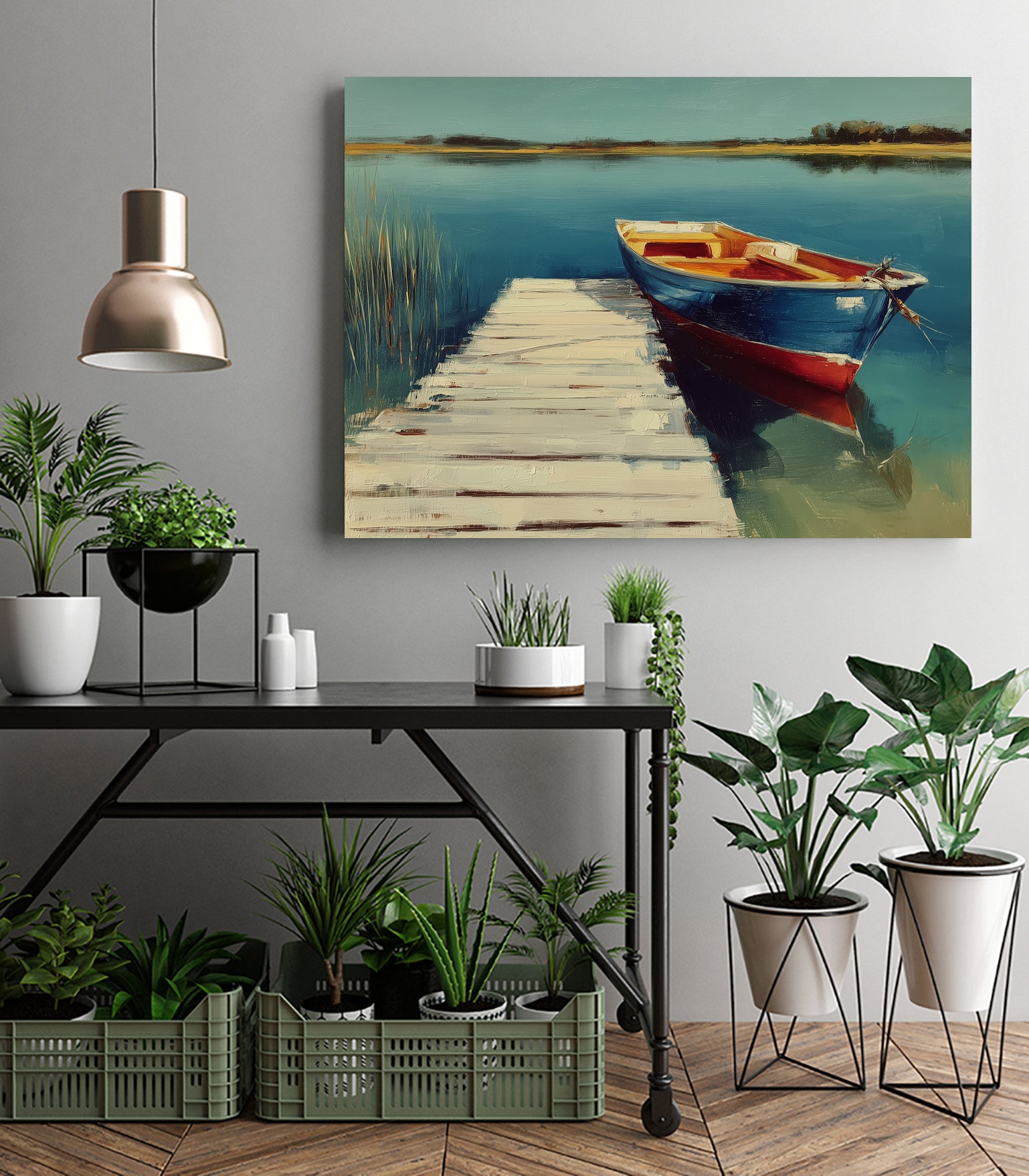 Mooring Place II by Paula Freeman on GIANT ART - transportation travel nautical/aeronautical