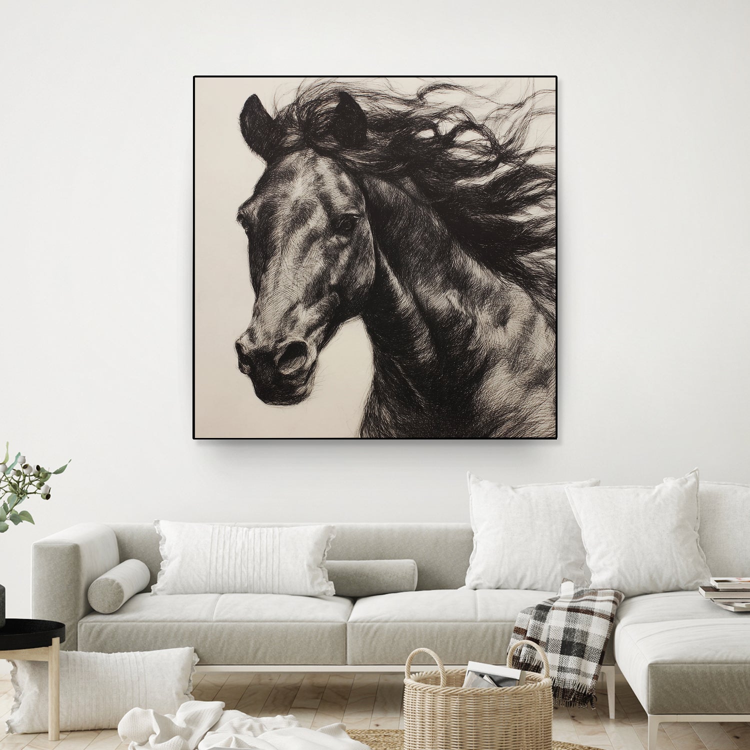 Western Plains Portrait II by Walker Noble on GIANT ART - animals nature horses