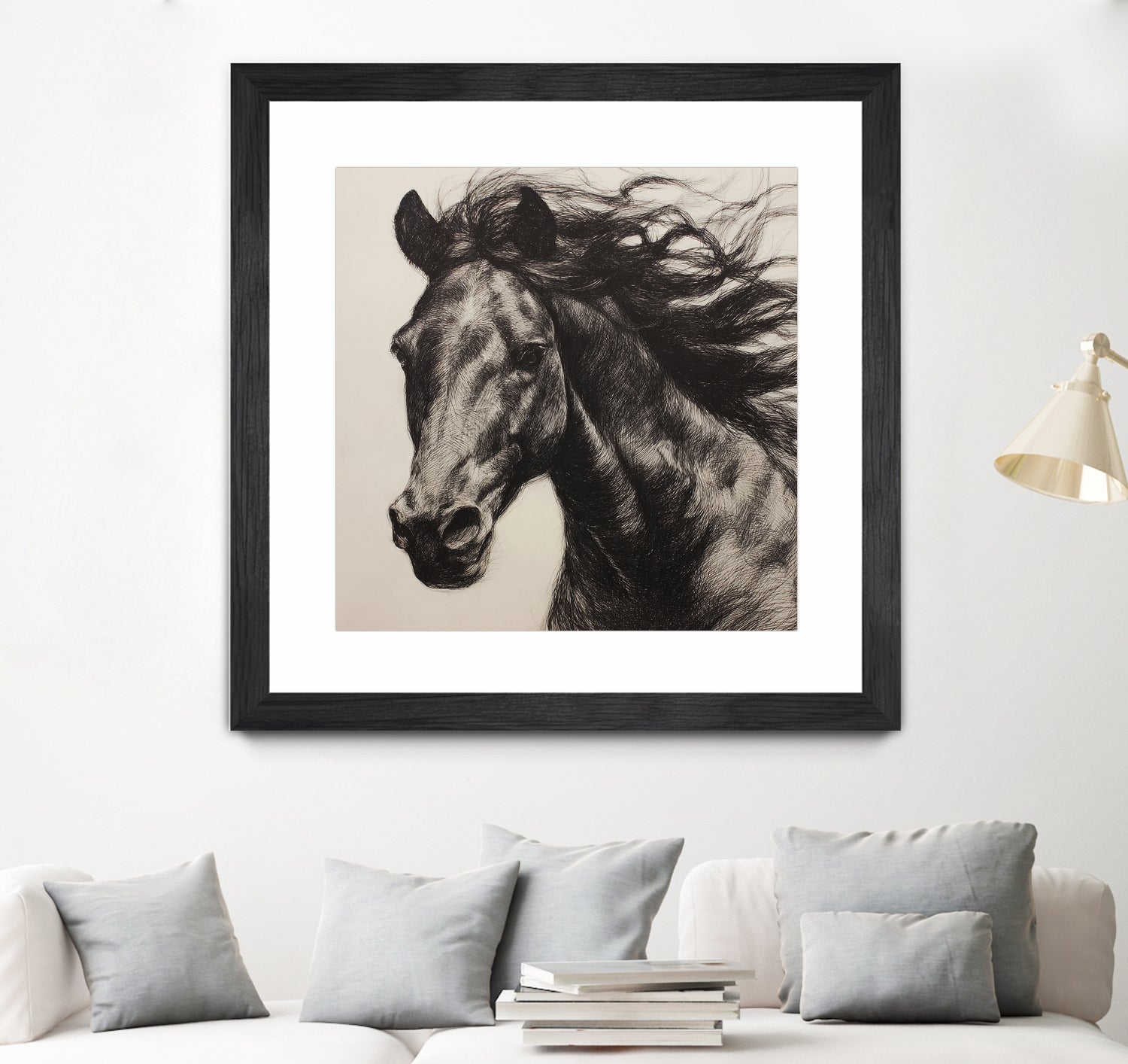 Western Plains Portrait II by Walker Noble on GIANT ART - animals nature horses