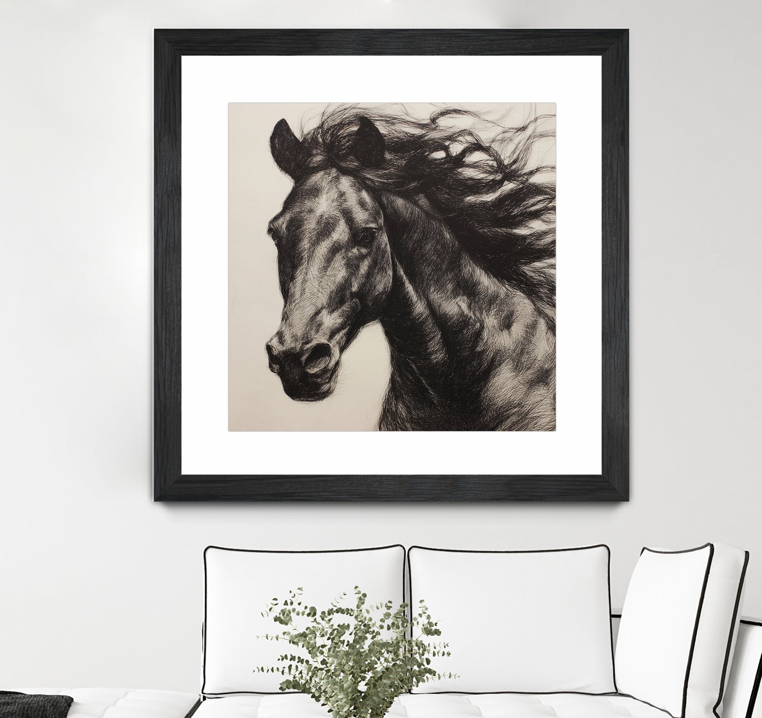 Western Plains Portrait II by Walker Noble on GIANT ART - animals nature horses