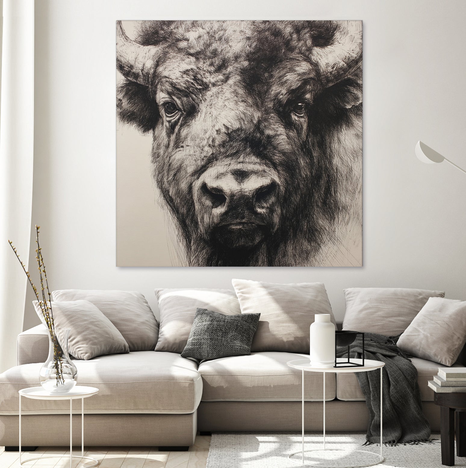 Western Plains Portrait I by Walker Noble on GIANT ART - animals nature horses