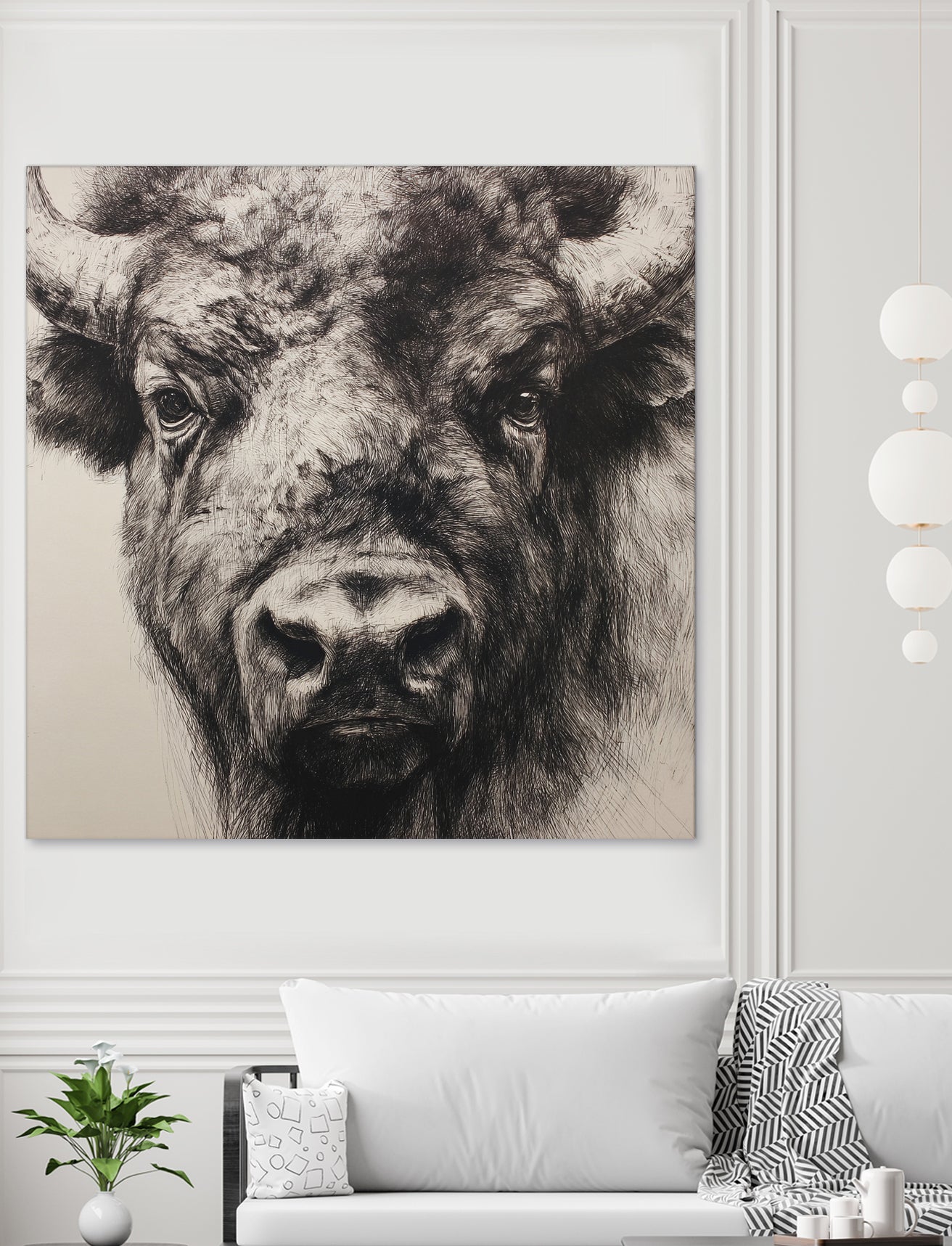 Western Plains Portrait I by Walker Noble on GIANT ART - animals nature horses