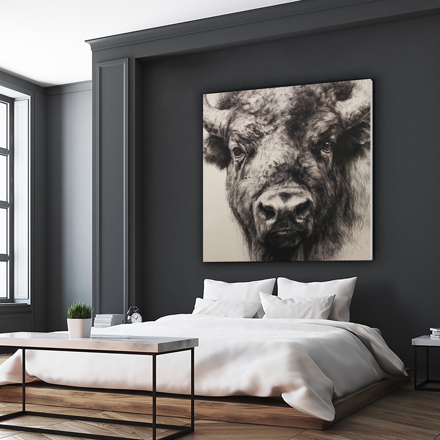 Western Plains Portrait I by Walker Noble on GIANT ART - animals nature horses