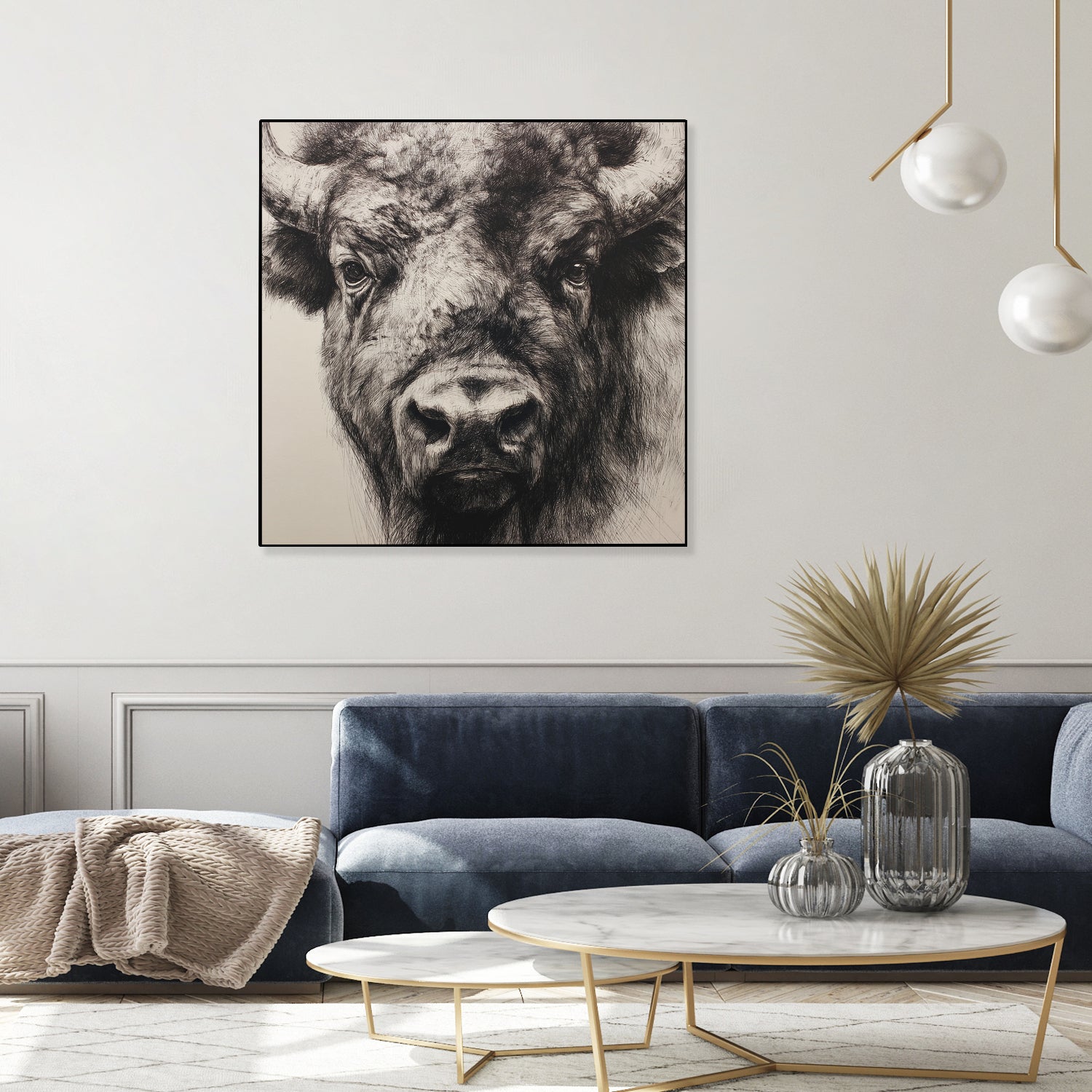 Western Plains Portrait I by Walker Noble on GIANT ART - animals nature horses