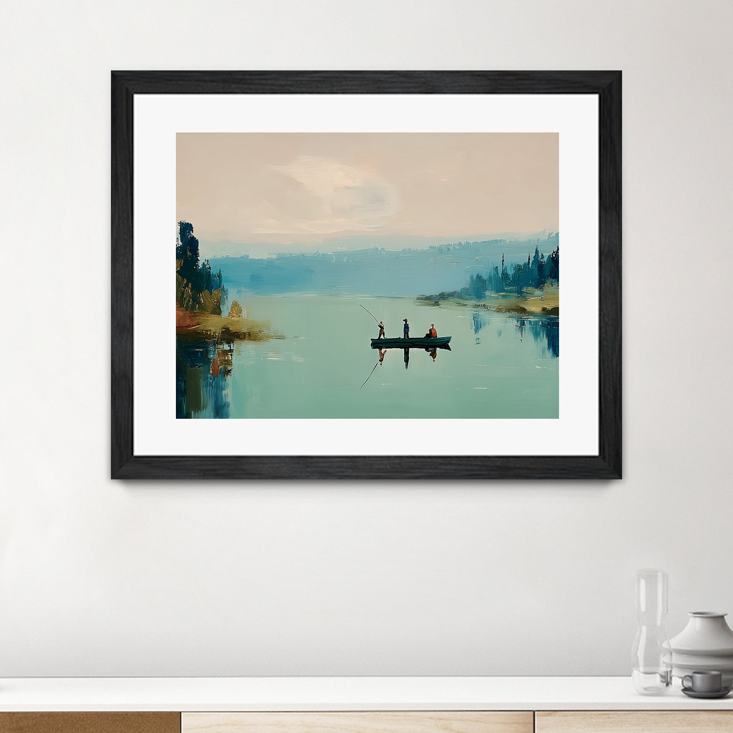 Clear Cast I by Paula Freeman on GIANT ART - sports fishing