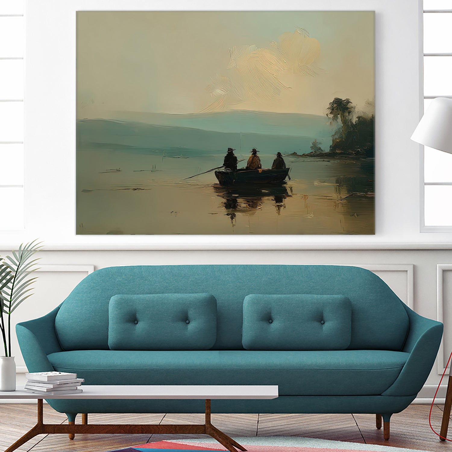 Twilight Catch II by Paula Freeman on GIANT ART - sports fishing