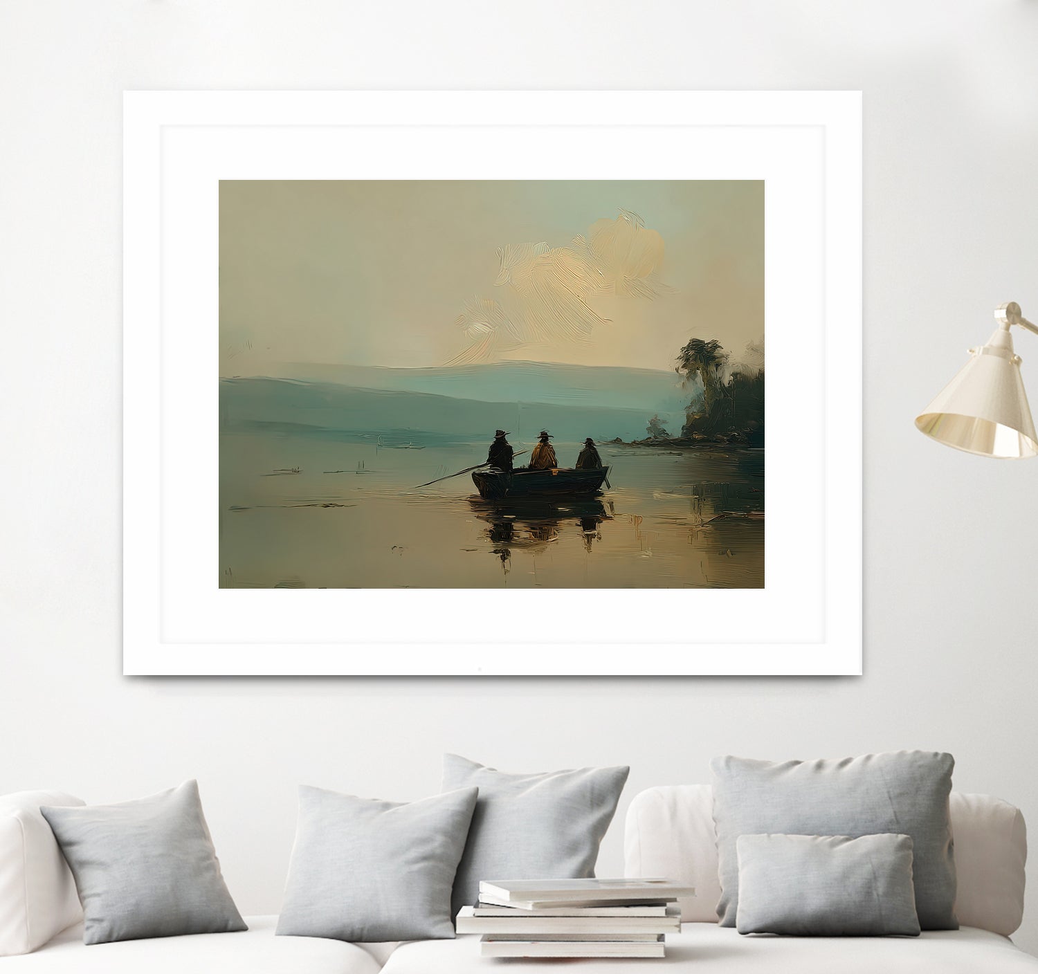 Twilight Catch II by Paula Freeman on GIANT ART - sports fishing