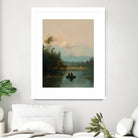 On The Lake I by Paula Freeman on GIANT ART - landscapes seascapes lakes rivers