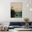 On The Lake I by Paula Freeman on GIANT ART - landscapes seascapes lakes rivers