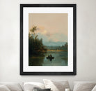 On The Lake I by Paula Freeman on GIANT ART - landscapes seascapes lakes rivers