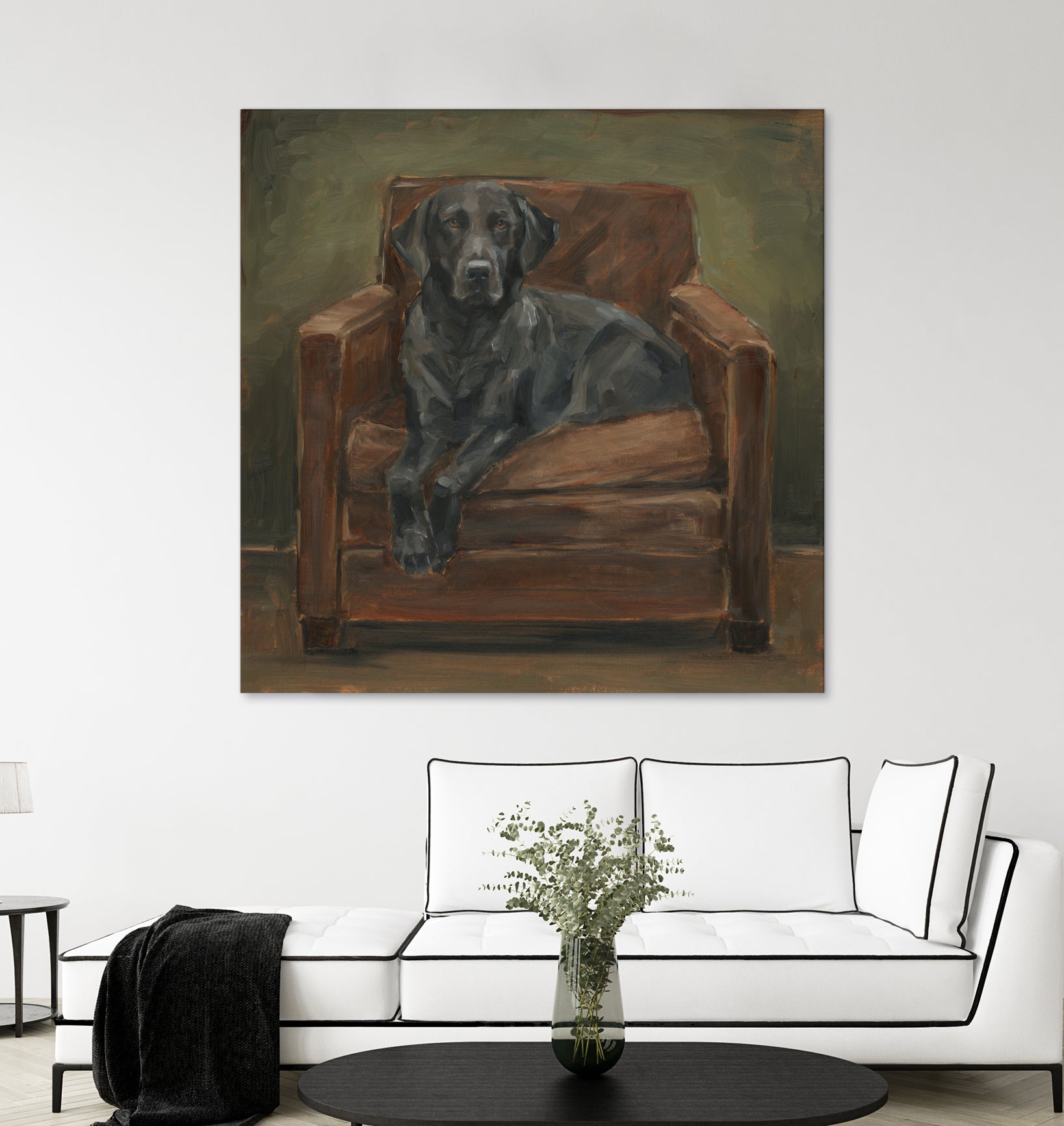 Hunting Lounge II by Ethan Harper on GIANT ART - animals nature pets