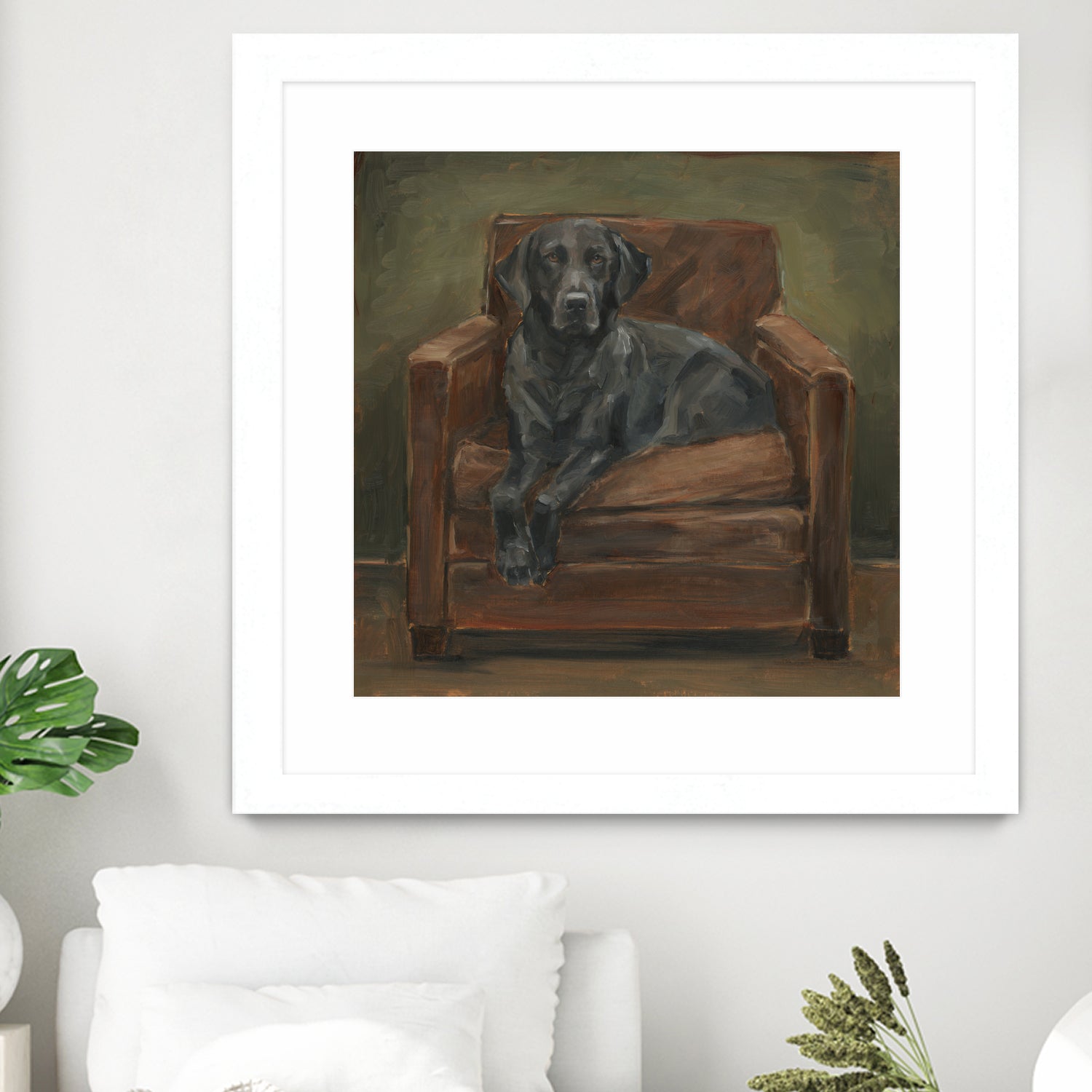 Hunting Lounge II by Ethan Harper on GIANT ART - animals nature pets