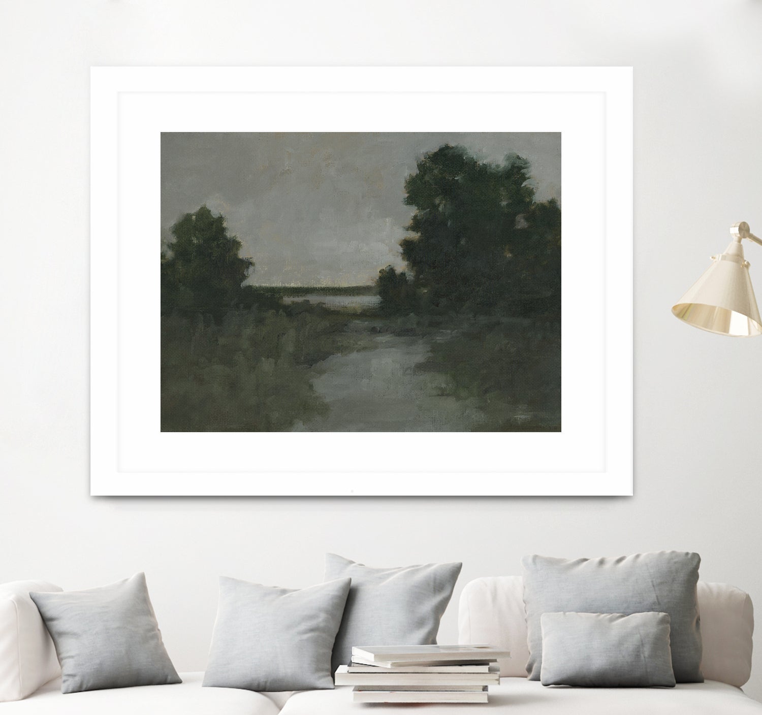 Moody Marsh II by Ethan Harper on GIANT ART - landscapes seascapes countryside
