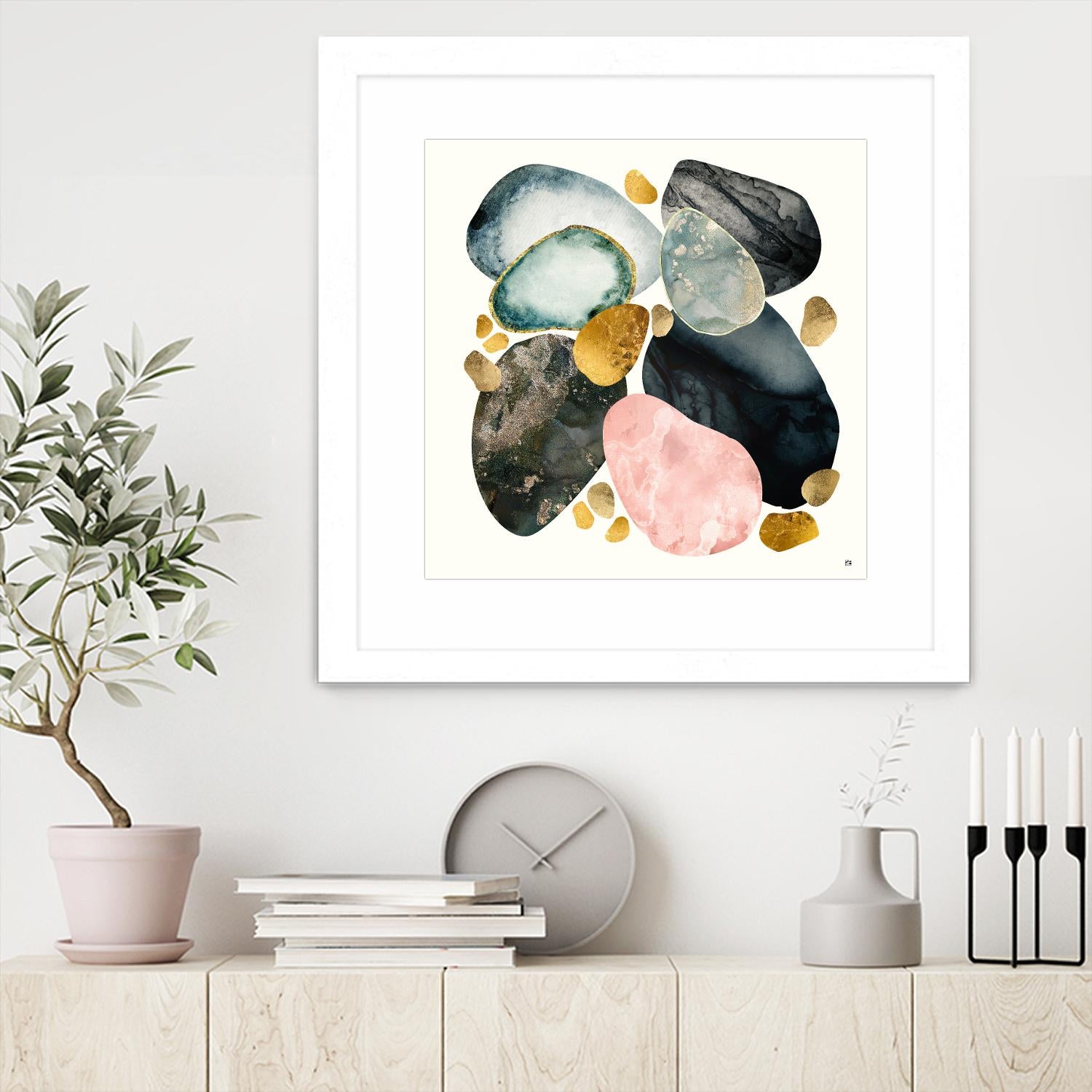 Pebble Abstract by SpaceFrog Designs on GIANT ART
