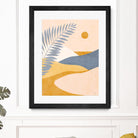 Mid Mod Tropical Summer Landscape by Dominique Vari on GIANT ART