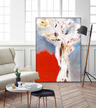 Salsa by Kathleen Cloutier on GIANT ART - red abstract