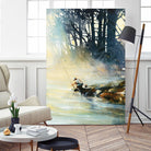 Ensemble by Roland Palmaerts on GIANT ART - blue landscape