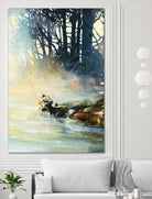 Ensemble by Roland Palmaerts on GIANT ART - blue landscape