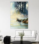 Ensemble by Roland Palmaerts on GIANT ART - blue landscape