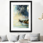 Ensemble by Roland Palmaerts on GIANT ART - blue landscape