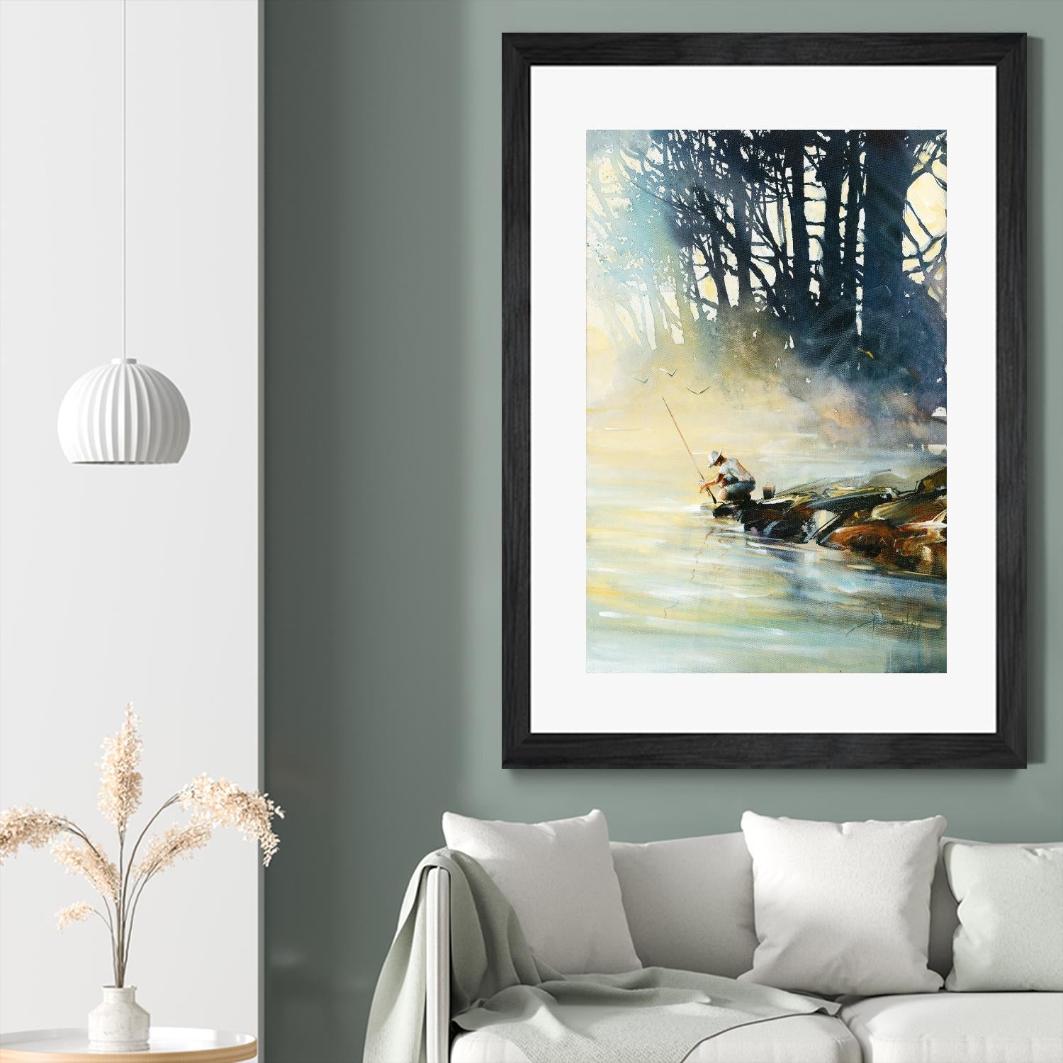 Ensemble by Roland Palmaerts on GIANT ART - blue landscape