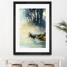 Ensemble by Roland Palmaerts on GIANT ART - blue landscape