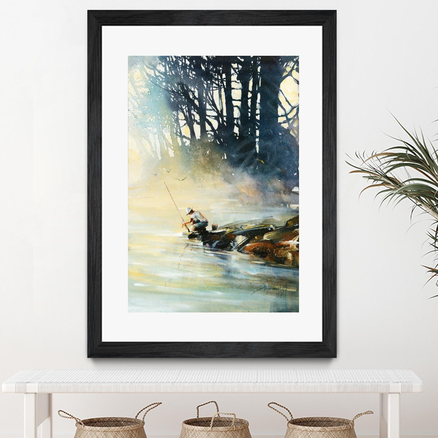 Ensemble by Roland Palmaerts on GIANT ART - blue landscape