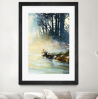 Ensemble by Roland Palmaerts on GIANT ART - blue landscape