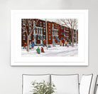 Il parait que l'hiver sera long by Nicole Laporte on GIANT ART - brown winter scenes