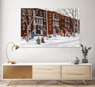 Il parait que l'hiver sera long by Nicole Laporte on GIANT ART - brown winter scenes