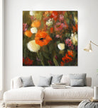 Prairie fleurie by Claude Tremblay on GIANT ART - green floral
