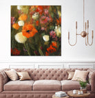 Prairie fleurie by Claude Tremblay on GIANT ART - green floral