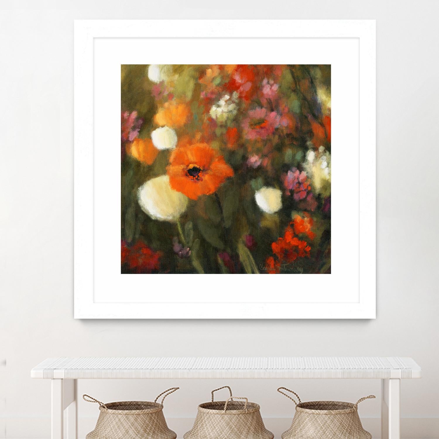 Prairie fleurie by Claude Tremblay on GIANT ART - green floral