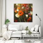 Prairie fleurie by Claude Tremblay on GIANT ART - green floral