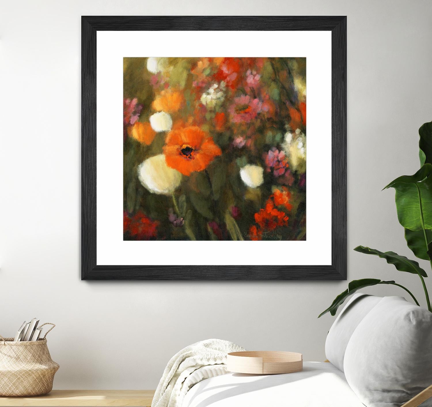 Prairie fleurie by Claude Tremblay on GIANT ART - green floral