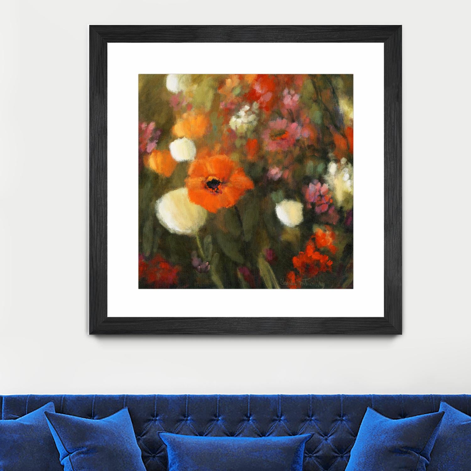 Prairie fleurie by Claude Tremblay on GIANT ART - green floral