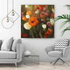 Prairie fleurie by Claude Tremblay on GIANT ART - green floral