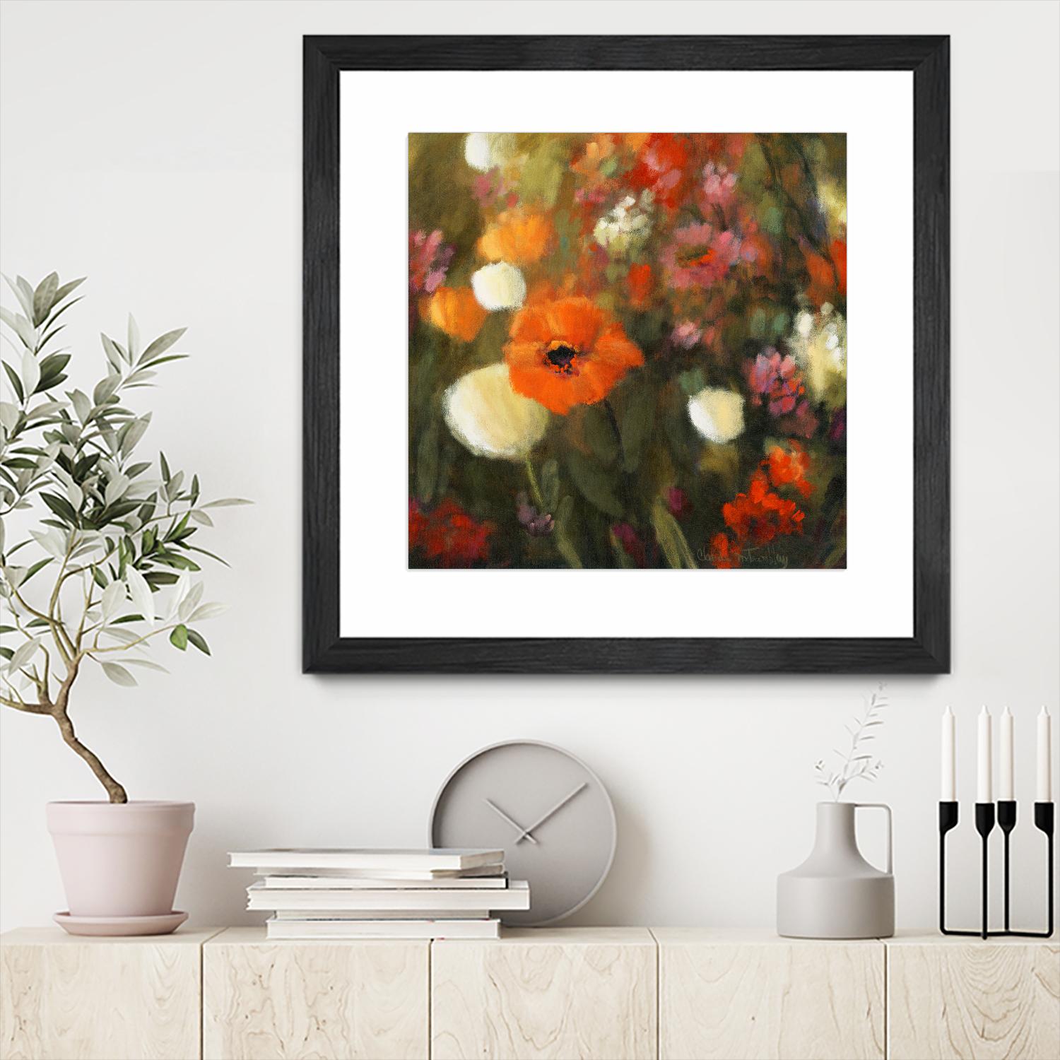 Prairie fleurie by Claude Tremblay on GIANT ART - green floral