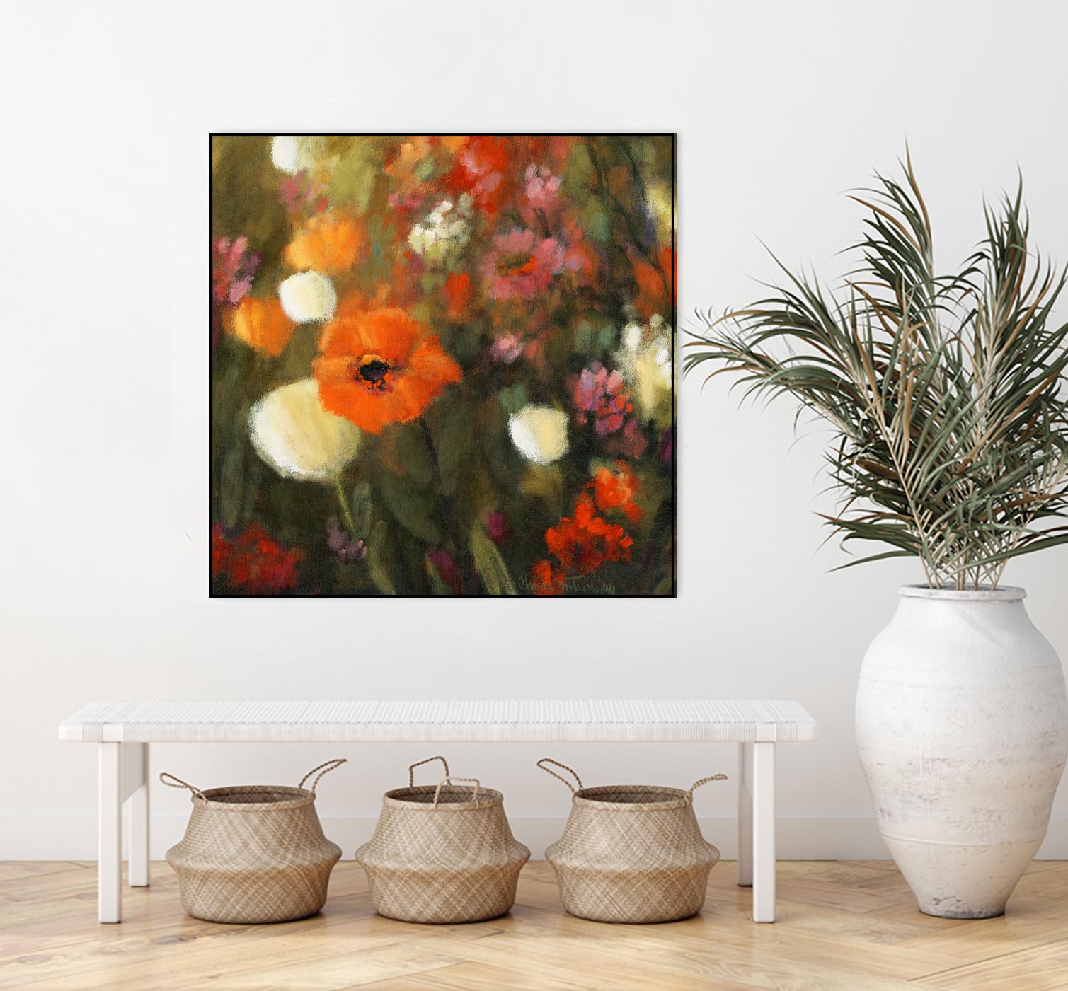 Prairie fleurie by Claude Tremblay on GIANT ART - green floral