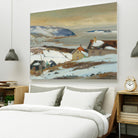 Baies St Paul II by Louis Tremblay on GIANT ART - beige landscape