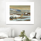 Baies St Paul II by Louis Tremblay on GIANT ART - beige landscape artistes du québec