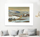 Baies St Paul II by Louis Tremblay on GIANT ART - beige landscape artistes du québec