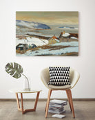 Baies St Paul II by Louis Tremblay on GIANT ART - beige landscape artistes du québec