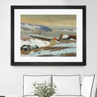 Baies St Paul II by Louis Tremblay on GIANT ART - beige landscape artistes du québec