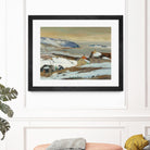 Baies St Paul II by Louis Tremblay on GIANT ART - beige landscape artistes du québec