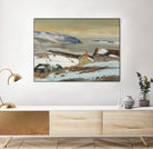 Baies St Paul II by Louis Tremblay on GIANT ART - beige landscape