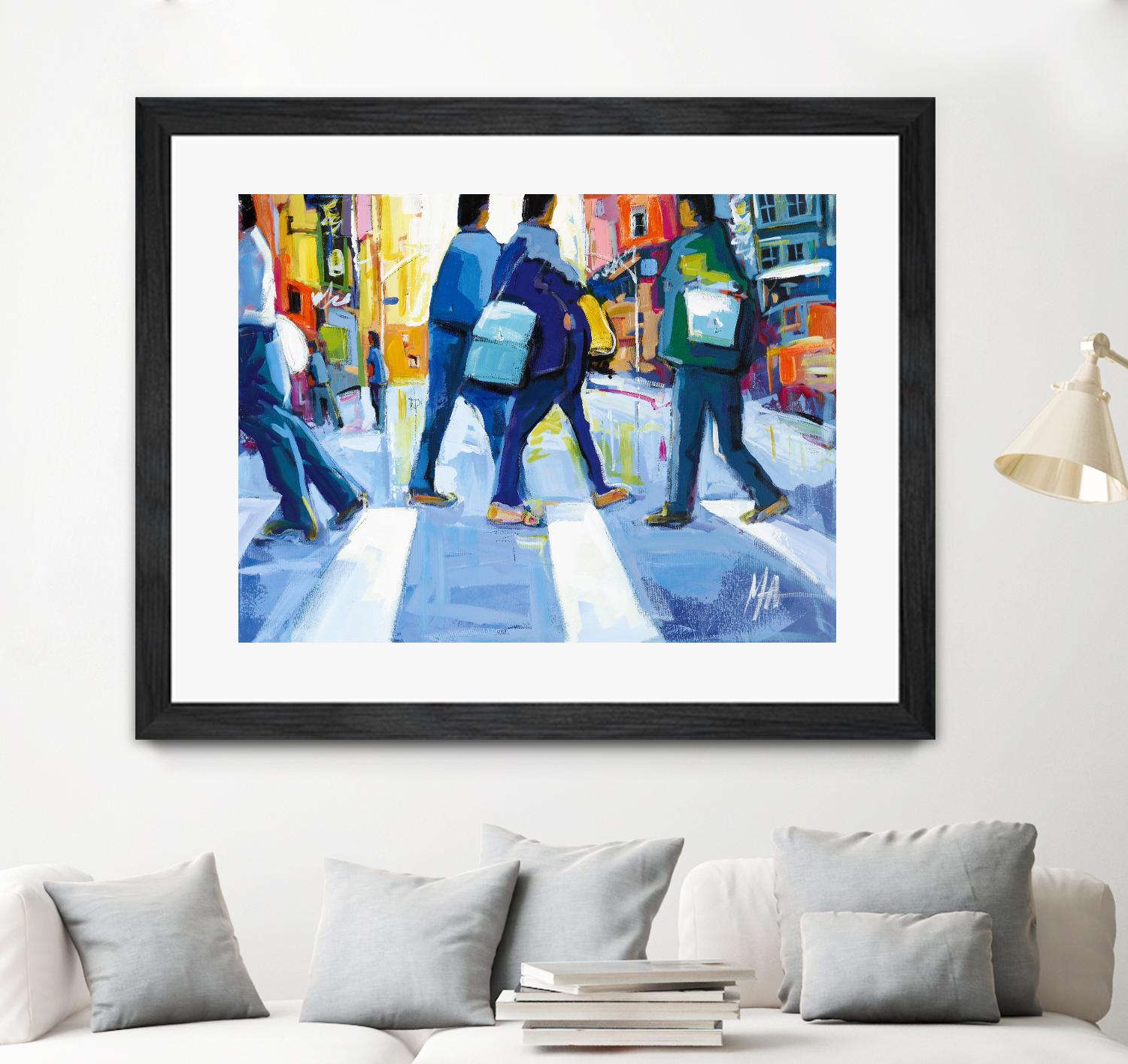 Go City III by Marc Archambault on GIANT ART - green city scene